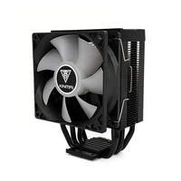 Refroidisseur de processeur XIANMAI RGB avec 4 caloducs, ventilateur d'ordinateur 90 mm, ventilateur de refroidissement du processeur, dissipateur thermique