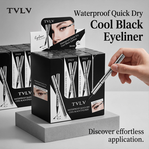 Delineador de Ojos de Alta Pigmentación, Secado Rápido, Hidratante, Resistente al Agua, Larga Duración, Logotipo Personalizado, Lápiz Delineador Negro - Product Image 3