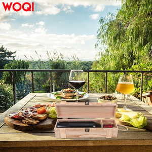 WOQI <span class=keywords><strong>Caisse</strong></span> <span class=keywords><strong>en</strong></span> <span class=keywords><strong>bois</strong></span> unique sculptée Boîte à <span class=keywords><strong>vin</strong></span> décorative avec serrure à poignée pour stocker le <span class=keywords><strong>vin</strong></span> rouge ou le porte-<span class=keywords><strong>bouteilles</strong></span> <span class=keywords><strong>de</strong></span> <span class=keywords><strong>vin</strong></span> - Product Image 6