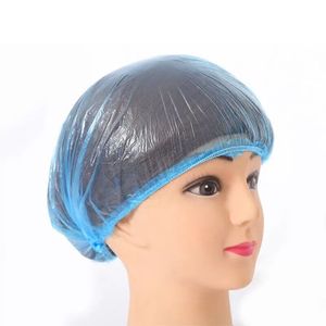 Gorro de ducha desechable, gorro de plástico grueso, resistente al aceite y al agua, adecuado para uso doméstico, peluquerías, hoteles, peluquería - Product Image 4