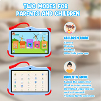 Tabletas Android de 7 pulgadas de marca personalizada OEM 1GB + 8GB Tablet inteligente para niños PC Tablet educativa para niños