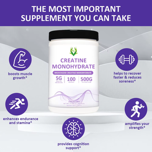 Private label Creatine Monohydrate Powder Increases Muscle Building and Weight Gain Before Exercise Gym whey Protein Powder - Product Image 6