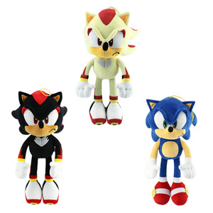 Éxito de Ventas Transfronterizo: Peluche Súper Suave de <span class=keywords><strong>Sonic</strong></span>, Mochila Q-version de <span class=keywords><strong>Sonic</strong></span>, <span class=keywords><strong>Shadow</strong></span> y Tails, Relleno de Algodón PP, Material de Poliéster - Product Image 1