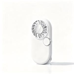 Ventilateur portable de camping orange en promotion, petit ventilateur de table personnel USB blanc, ventilateur de refroidissement USB à batterie - Product Image 4