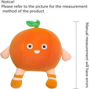 Nhà Máy Bán buôn ASTM CE trái cây <span class=keywords><strong>Orange</strong></span> đồ chơi sang trọng nhồi Vòng cơ thể gối cho trẻ em trẻ mới biết đi mềm Squishy cam đồ chơi - Product Image 2