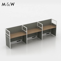 Paravents de bureau modernes réglables en aluminium M&W avec cloison pour les écoles et les supermarchés