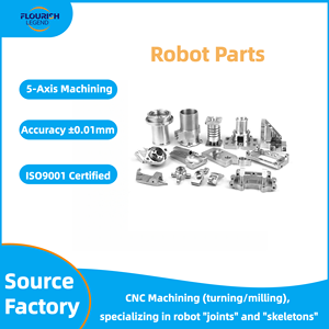 قطع غيار روبوتات CNC عالية الدقة بخمسة محاور، من الفولاذ المقاوم للصدأ والألومنيوم والتيتانيوم، للطحن والتصنيع حسب الطلب (OEM)، عينات مجانية، وتقنية القطع بالأسلاك (Wire EDM) - Product Image 1