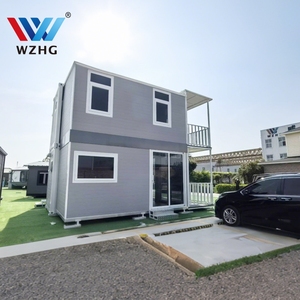 Maisons préfabriquées <span class=keywords><strong>en</strong></span> acier portables pliables et extensibles de 20 pieds et 40 pieds, prêtes à vivre, pour bureaux, villas - Product Image 1