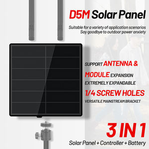 Kits de Sistema de Cargador Solar D5 de 12V con Controlador y Salida de Batería de 12V/1.5A, Impermeable IP67 para Dispositivos IOT - Product Image 2