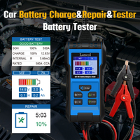 Lancol 12V chargeurs de batterie de voiture et de moto réparation de batterie au lithium et vérification de la connexion du véhicule avec prise