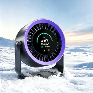 2026 New OEM ODM Custom Logo 3000Mah USB Rechargeable Portable Desktop Fan High Quality Personal Air Cooler for Home Office - Product Image 1