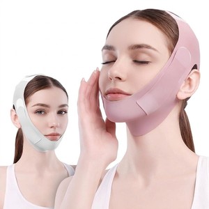 Maschera a compressione V-Line <span class=keywords><strong>per</strong></span> il viso, cinghia lifting nasolabiale, riduttore di doppio mento, bendaggio snellente completo <span class=keywords><strong>per</strong></span> il viso, <span class=keywords><strong>per</strong></span> <span class=keywords><strong>dormire</strong></span>, 1 anno - Product Image 3