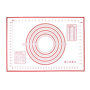 Meilleure vente sur <span class=keywords><strong>Amazon</strong></span> <span class=keywords><strong>tapis</strong></span> de pâte en silicone résistant à la chaleur avec échelle d'épaisseur bâton de farine outil de pétrissage en cuir de nouilles - Product Image 5