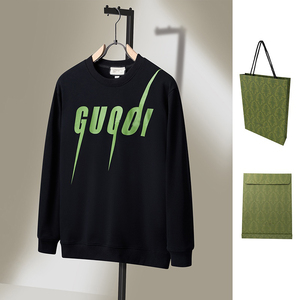 Luxury Custom Printed Classic Oversize Fashion Casual 100% Comfortable GU Sports Jogging CCI <b>Pullover</b> for <b>Men</b> - Product Image 2