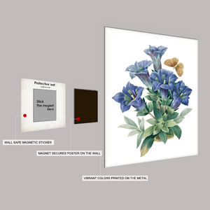 Personnalisé Personnalisé Maison Mur Art Diverses <span class=keywords><strong>Fleurs</strong></span> Plantes Étain Jardin Style Métal Affiche Aimant Monté Mur Impression Plaque - Product Image 2