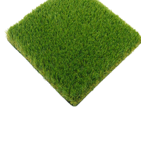 Rumput Buatan Ramah Lingkungan Tahan Lama Tinggi 40mm Pengalaman Visual Premium untuk Halaman Belakang Rumah Model Kantor Penjualan Taman Tinggi