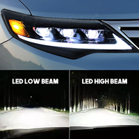 Conjunto de Faros Delanteros LED Modificados para Toyota Camry 2012-2014 XV50, Repuesto de Faros Delanteros para Automóvil, Suministro de Fábrica de Autopartes