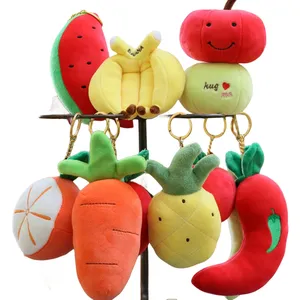 Лидер продаж, оптовая продажа, плюшевые игрушки серии фруктов, банан, клубника, морковь, апельсин, чучело