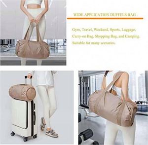 Sacs de voyage pliables de grande capacité, sac unisexe, bagages, sacs à main imperméables pour femmes, sacs de voyage pour hommes, organisateur de vêtements, fournitures - Product Image 6