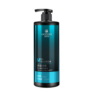 Gotdya Shampooing rafraîchissant pour hommes 750 ml Parfum Océan Contrôle du sébum pour cheveux gras - Product Image 2