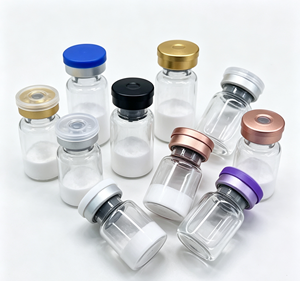 Factory Supply Empty Transparent Glass Vials 3ml 5ml 10ml For Cosmetic Freeze Dried Powder Bulk Custom Color Printing Quick Ship - Product Image 3