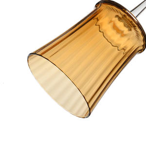 SAMYO Elegant Vintage Long Stem Gerippter Weißwein Champagner Becher Glas Bernstein farbenes kunden spezifisches Weinglas - Product Image 4