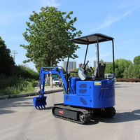 Mini-excavatrice électrique à batterie lithium 1,5T, faible bruit, zéro émission, compacte