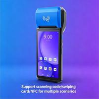 Terminal de point de vente mobile Android FYJ F1-99 avec imprimante de reçus, écran tactile 6 pouces, appareil de paiement NFC