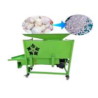Vier Niveaus Knoflook Zaad Schil- en Scheidingsmachine Zachte Siliconen Slijpplaat 220V Motor Fruit- en Groentescheider Zeef