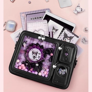 Mochila <span class=keywords><strong>Ita</strong></span> de <span class=keywords><strong>TV</strong></span> personalizada al por mayor, mochila escolar para niñas, mochila con pantalla de Pin de Anime, bolso de hombro convertible, MOQ bajo de alta calidad - Product Image 5