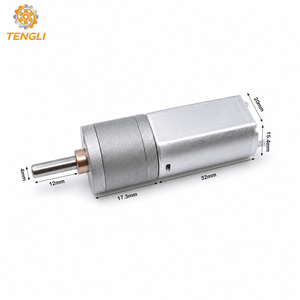 Moteur CC à balais <span class=keywords><strong>180</strong></span>° 3V 6V 12V à couple élevé, moteur à engrenages CC 20mm avec engrenages métalliques pour serrure intelligente - Product Image 2
