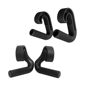 ที่จับออกกำลังกายแบบตะขออเนกประสงค์ ตะขอพกพาตามหลักสรีรศาสตร์สำหรับบาร์เบล รอกเดดลิฟท์ และสายรัดออกกำลังกาย - Product Image 1
