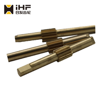 Arbre d'engrenage de haute précision IHF, module personnalisé d'usine 1 à 8, qualité de précision DIN6/7, équipement d'automatisation