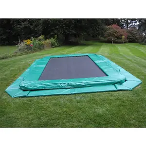 Zoshine New Design Large Fitness Rectangular Inground Trampoline Outdoor Sports For Kids