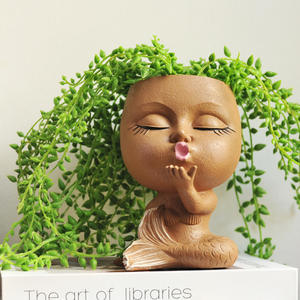 Jardinière succulente populaire avec arrangement en résine de conception d'<span class=keywords><strong>arbre</strong></span> de verdure mignon pour la décoration intérieure pour la maison ou le bureau - Product Image 4