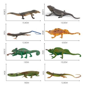Modèle de lézard caméléon statique, reptile forestier simulé, jouet d'ornement éducatif pour enfants - Product Image 5