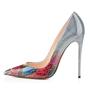 Escarpins Sexy à Bout Pointu pour Femmes, Chaussures d'Été <span class=keywords><strong>Chic</strong></span> Antidérapantes à Talons Hauts à Enfiler pour Mariage ou Soirées - Product Image 5