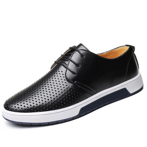 Fabricant de chaussures en cuir véritable, chaussures pour hommes, grandes tailles, chaussures de course décontractées, baskets personnalisées pour hommes - Product Image 3