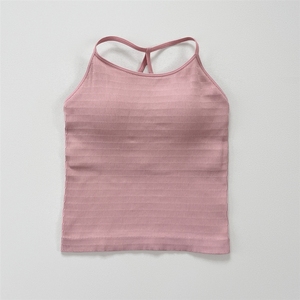 Nuevo Top Deportivo Halter con Tirantes Finos y Espalda Cruzada <span class=keywords><strong>para</strong></span> Mujer - Ropa Exterior Fija <span class=keywords><strong>para</strong></span> Yoga y Fitness Asana - Product Image 3