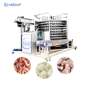 Congélateur spirale IQF pour l'industrie agroalimentaire : Équipement de surgélation rapide continue pour boulettes de viande, galettes de bœuf, galettes de porc et saucisses - Product Image 3