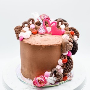 Décorations de gâteau en acrylique Cœur Miel et Douceur pour la Saint-Valentin et les Anniversaires, Accessoires de Décoration de Lieu - Product Image 1