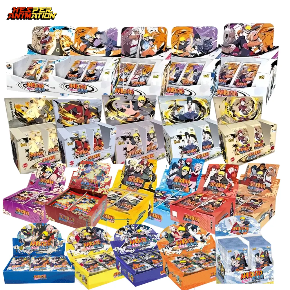 Wholesale 21 Version Box Narutos Game Cards CCG Kayou Collection Game Card Narutos KAYOU Trading Anime Card