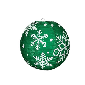 Giáng sinh Đảng trang trí SET Bông Tuyết đèn lồng treo giấy đèn lồng cho trang trí nội thất - Product Image 3