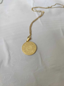 Islam Muslim Ancient Coins Necklaces Titanium Steel Muslim Coin <strong>Items</strong> Ayatul Kursi Pendant <strong>Religious</strong> Islamic Ornament Necklace - Product Image 5