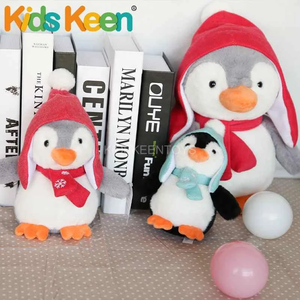 ตุ๊กตานกเพนกวินอนิเมะแบบปรับแต่งได้ตุ๊กตาสัตว์ยัดไส้นุ่มของเล่นสำหรับเด็กสำหรับตกแต่งช่อดอกไม้ - Product Image 4