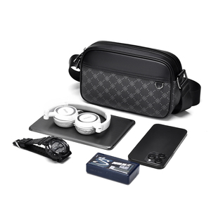 Thiết Kế Sang Trọng Của Người Đàn Ông Messenger Túi Chất Lượng Cao Giản Dị Ngày Túi Xách Mùa Xuân Polyester PVC Da Mua Sắm Vai Túi Thời Trang - Product Image 6