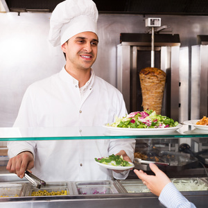 خزانة عرض طعام تجارية احترافية مع تحكم في درجة الحرارة قابل للتعديل للمطاعم والبوفيهات - Product Image 5