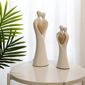 Ornamento moderno in porcellana nordica sculture d'arte artigianato unico in <span class=keywords><strong>ceramica</strong></span> decorazione per la casa - Product Image 2