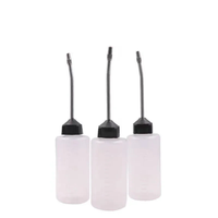 Bouteille d'huile pour machine à coudre 120 ml avec bouchon en fer et bec verseur long en plastique, distributeur d'huile, accessoires de couture, durée de conservation 3 mois, 0,2 kg