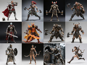 カスタムメーカーOEM ODM樹脂製アクションフィギュアアニメフレキシブルトイフィギュアタイガーコレクションPVC ABS関節可動アクションフィギュア - Product Image 3